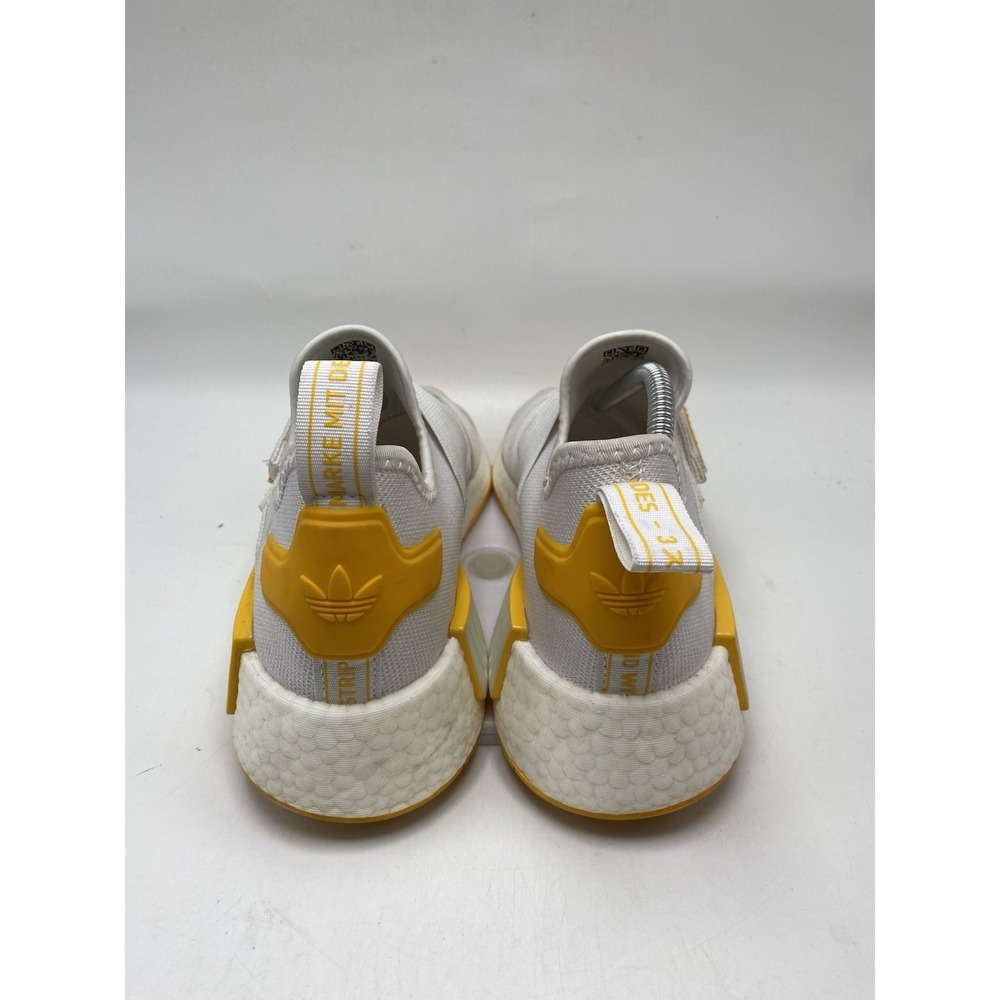 adidas Shoes Women Size 9 NMD_R1 Strap White Gold Athletic Slip On 4158 - Picture 7 of 11